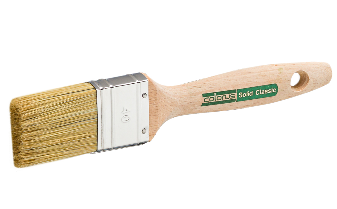 Colorus Solid CLASSIC Flachpinsel 9.Stärke 80% Tops 40mm 40mm