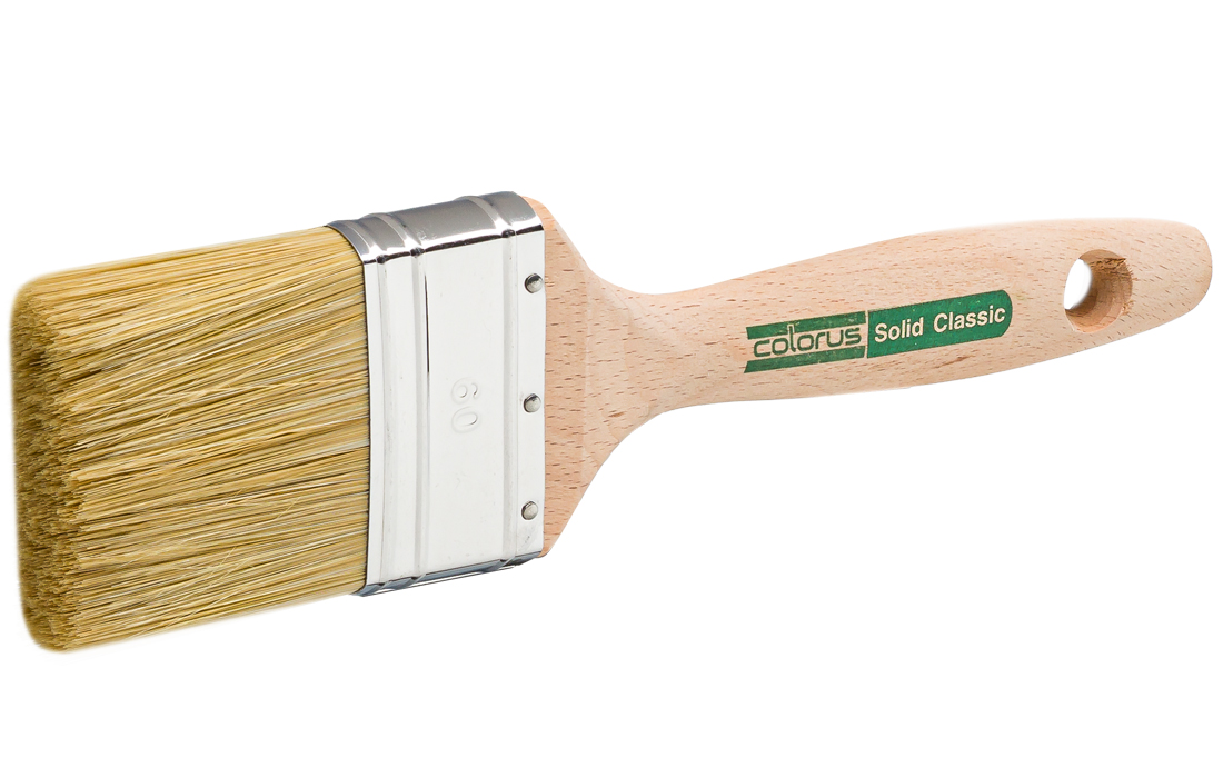 Colorus Solid CLASSIC Flachpinsel 9.Stärke 80% Tops 60mm 60mm