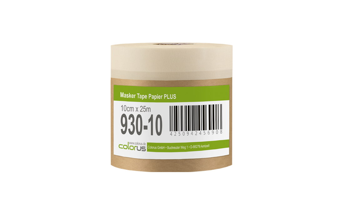 Colorus Masker Tape PLUS Feinkrepp Papier 10cm x 25m 10cm x 25m