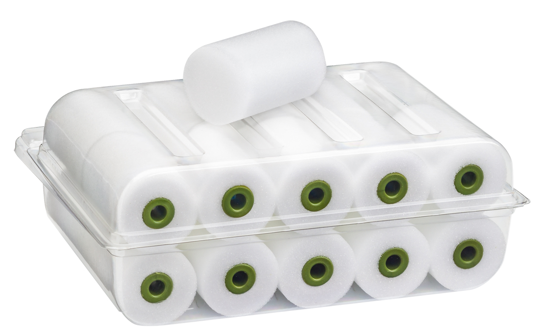 Colorus Lack fein CLASSIC KØ15 Schaumwalze beidseitig gerade 5cm 5cm