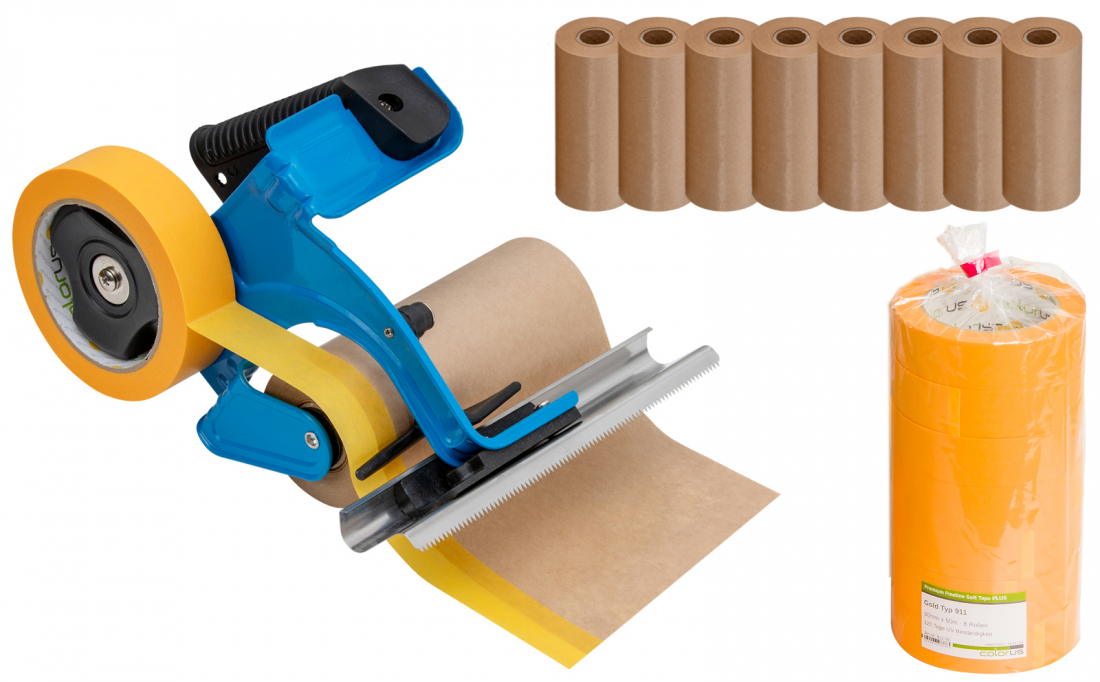 Colorus Metall Hand Abdeckroller SPAR Set 22,5cm Set 22,5cm Set