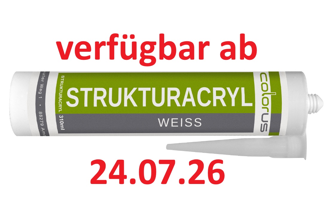 Colorus Struktur Acryl PLUS weiß 310ml 