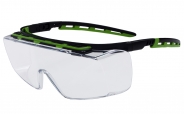 PRO FIT Schutzbrille Kubik für Brillenträger, klare Polycarbonatscheiben 