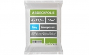 Abdeckfolie gefaltet 7µ HDPE transparent 4 x 12,5m 4 x 12,5m