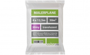 Malerplane gefaltet 30µ LDPE transluzent 4 x 12,5m 4 x 12,5m
