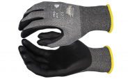 Premium Feinstrick Nylon PU Montage Handschuhe L L