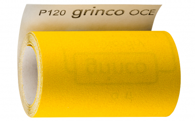 Premium Schleifpapier Schleifrollen Aluminium Oxid 115mm x 4,5m Körnung 180 180