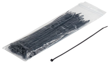 Profi Kabelbinder schwarz 100 Stück/Pack 3,6 x 250mm 3,6 x 250mm