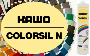 KAWO COLORSIL N Premium 1K Silikon Dichtstoff 310 ml in WUNSCHFARBE 
