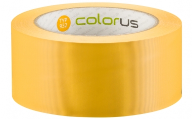 Colorus Putzerband CLASSIC gelb quergerillt 60° 33m 