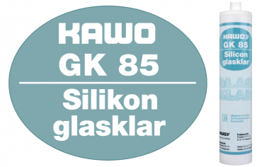 KAWO GK 85 Premium 1K GLASKLAR Silikon Dichtstoff 310 ml 