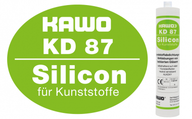 KAWO KD 87 Premium Alkoxy Silikon Klebedichtstoff 310 ml transparent 