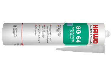 KAWO SG 64 Premium 1K Randverbund Silikon Dichtstoff 310 ml schwarz 