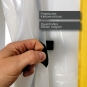LDPE 100µ Folien Staubschutztüre mit L Reißverschluss  - 4