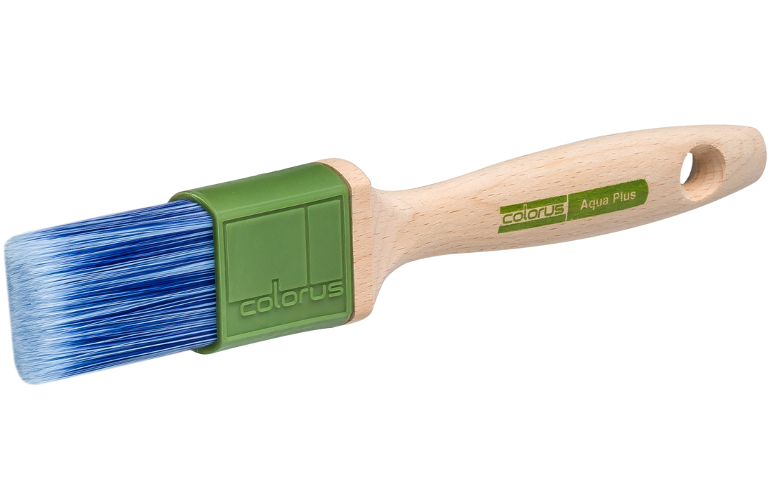Malerpinsel Heizkörperpinsel 25mm Holzstiel Flachpinsel gekröpft 